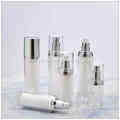 White Cream Bottle Acrylic Skin Care Encases Plastics